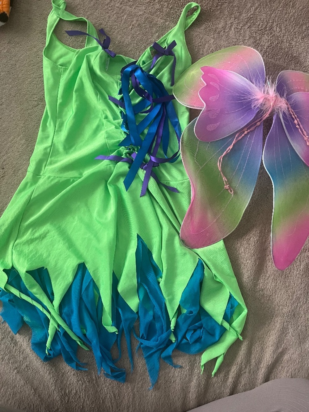 Butterfly fairy dress Halloween costume sm FLAWS/DAMAGE